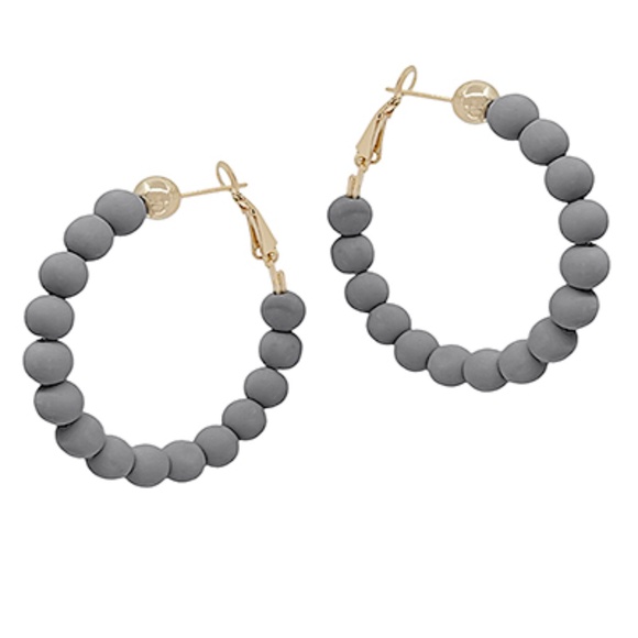 40mm Clay Ball Hoops - Picture 2 of 2